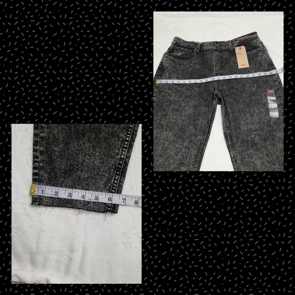 MOM JEANS HIGH RISE TAPERED LED - Picture 6 of 11